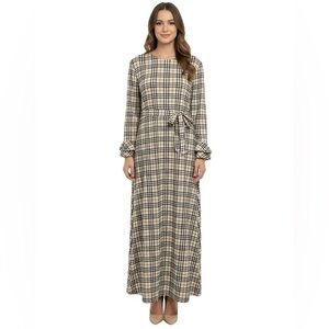 DEVORAH'S SECRET Maxi Dress London Plaid